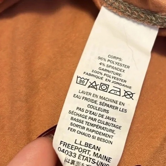 L.L.Bean Sleeveless Tank Dress Geometric Tribal Print Stretch Travel Casual - Picture 9 of 10